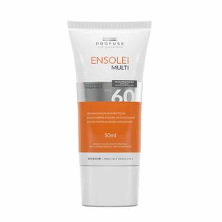 Protetor Solar Facial Sem Cor Profuse Ensolei Multi Fps 60 50ml