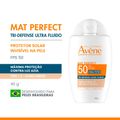 Protetor Solar Facial Avène Mat Perfect Tri-Defense Ultra Fluido Tom 1.5 Claro/Médio FPS 50 40 g 1.5