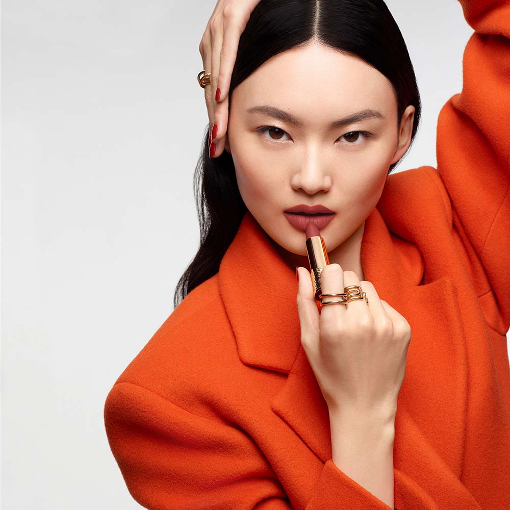 Batom Matte Lancôme L'Absolu Rouge The Drama