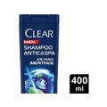 Shampoo Anticaspa Clear Men Ice Cool Menthol 400ml 400ml