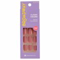 Unhas Coloridas Kiss NY Broadway Smoothie Quadrado Curto 1Un