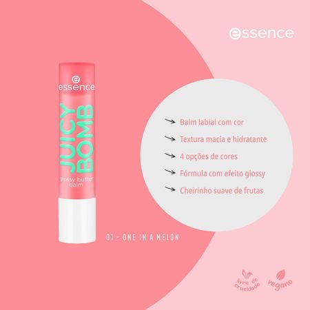 Balm-Labial-Essence-Juicy-Bomb-Glossy-Butter-01-One-In-A-Melon-2,5-g-2,5-g--8