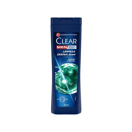 Shampoo-Anticaspa-Clear-Men-Limpeza-Diária-2-em-1-400ml--1