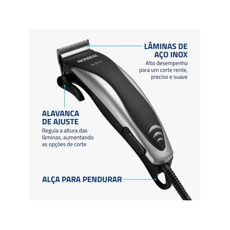 Máquina-de-Cortar-Cabelo-Mondial-Hair-Stylo-220V--3