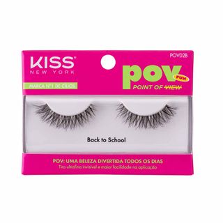 Cílios Postiços Kiss NY POV Back To School - 02B