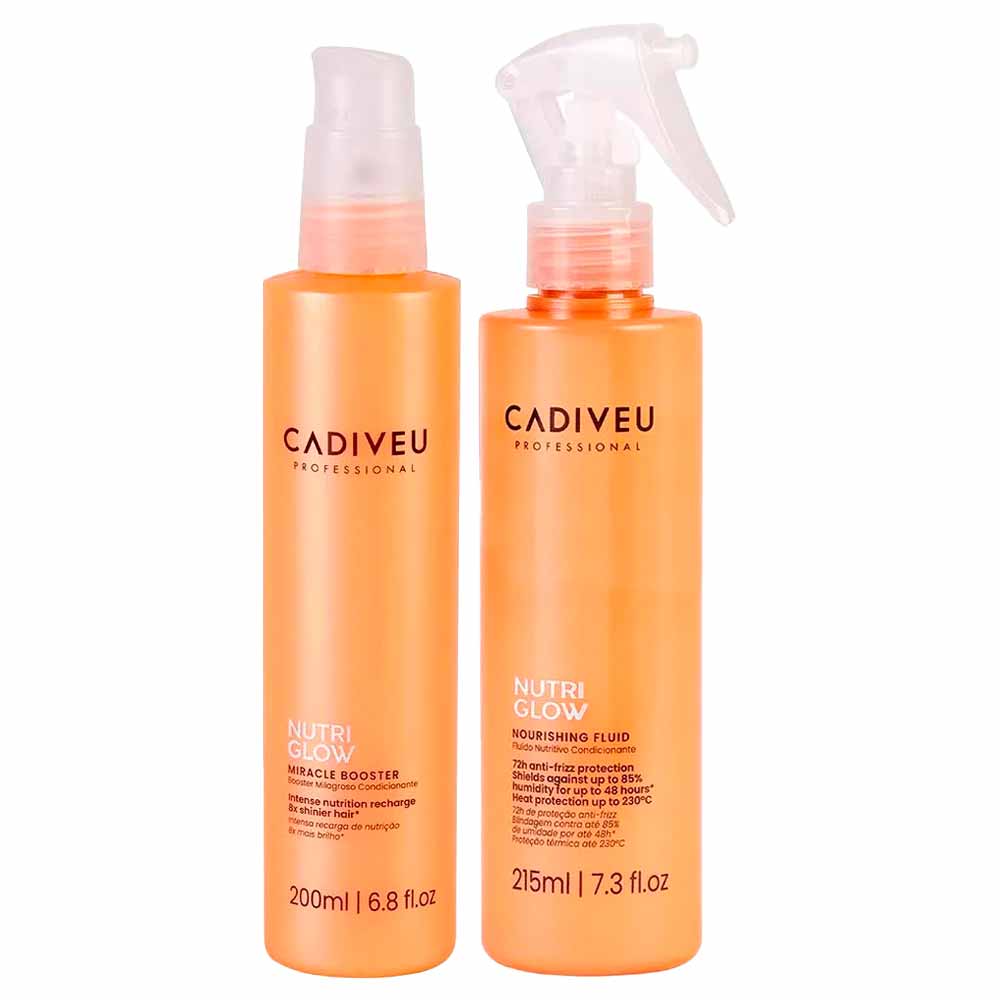 Cadiveu Professional Nutri Glow Kit – Booster + Leave in Fluído