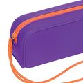 Necessaire De Silicone Retangular Roxa Ricca