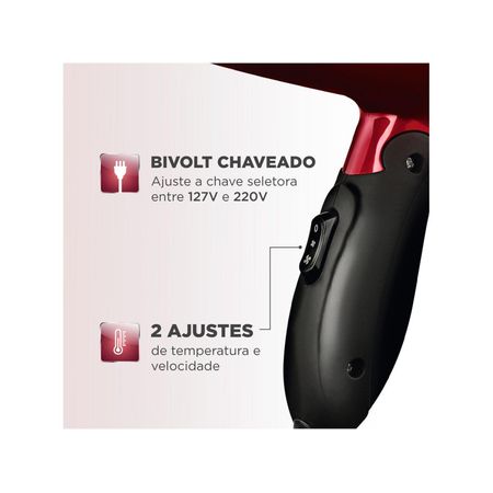 Secador-de-Cabelo-Mondial-Max-Travel-SC-10-Vermelho-Bivolt--8