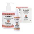 Granado Calêndula - Sabonete Líquido + Óleo Corporal + Sais de Banho Kit Presenteável Kit