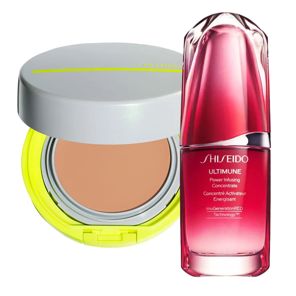 Shiseido - Sérum Facial + Base Solar Compacta Kit Presenteável