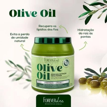 Forever-Liss-Olive-Oil---Máscara-De-Umectação-Capilar-950g--2