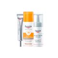 Kit Eucerin - Protetor Solar Facial Matte FPS 70 Média 50 ml + Creme Para Olhos 15 ml + Creme Facial Anti-Idade  8 ml