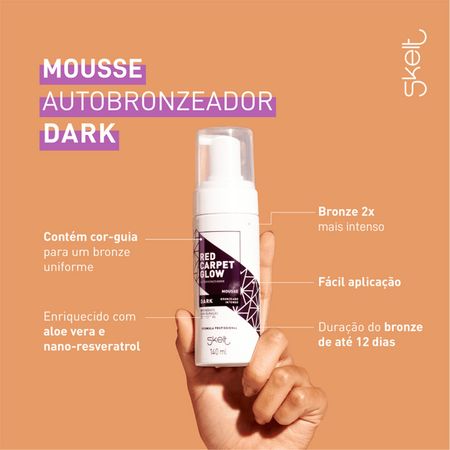 Kit-Skelt-Unexpected-Day-Red-Carpet-Glow-Autobronzeador-Mousse-Dark-e-Luva-(3-produtos)--5