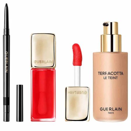 Guerlain---Base-Líquida-Le-Teint-+-Lip-Oil-Kiss-Kiss-Bee-Glow-+-Lápis-de-Olhos-Intenso-Kit-Presenteável-Kit--1