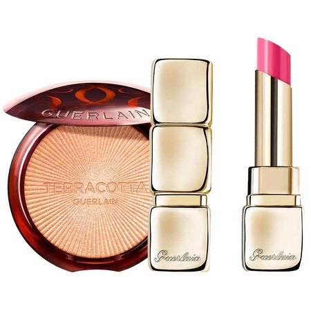 Guerlain---Iluminador-Terracotta-Luminizer-+-Batom-KissKiss-Bee-Glow-Kit-Presenteável-Kit--1