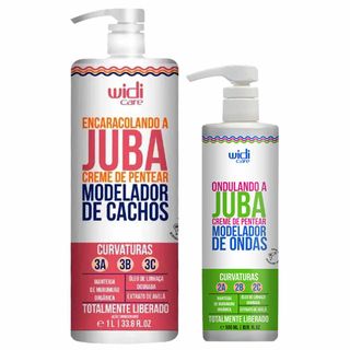 Widi Care Kit – Creme de Pentear Encaracolando + Creme de Pentear Ondulando a Juba
