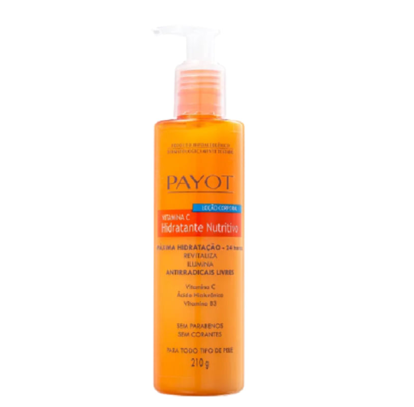 Payot Vitamina C Nutritivo - Loção Hidratante Corporal 210g