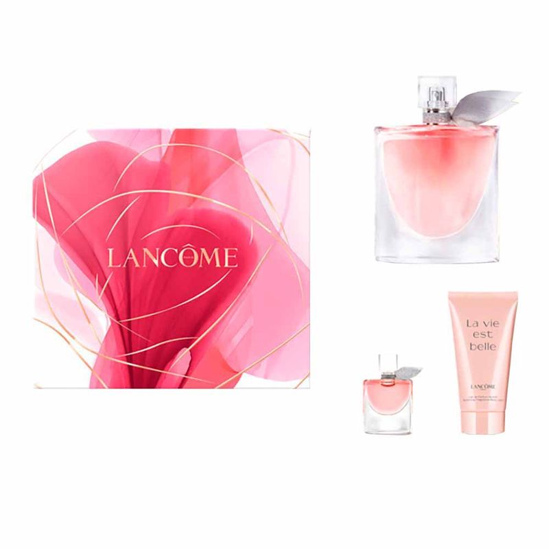 Coffret Lâncome La Vie Est Belle Kit Perfume Feminino EDP Body