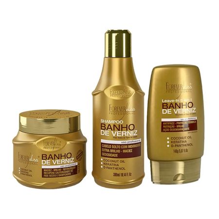 Forever-Liss-Kit-Banho-De-Verniz-Shampoo-300ml,-Máscara-250g,-Leave-In-140g--1