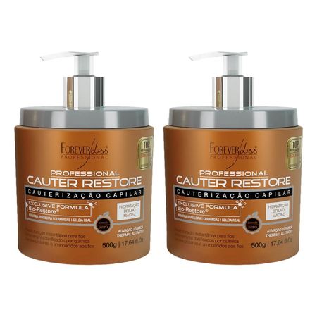 Forever-Liss-Kit-Cauterização-2x-Máscara-Cauter-Restore-Passo-Único-500g--1