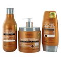 Forever Liss Kit Cauterização Shampoo Cauter Restore 300ml, Condicionador 200g, Máscara 500g