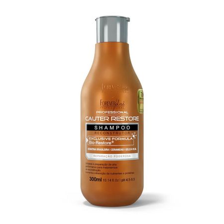 Forever-Liss-Kit-Cauterização-Shampoo-Cauter-Restore-300ml,-Condicionador-200g,-Máscara-500g--2