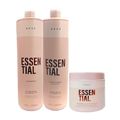 Braé Essential Shampoo 1000ml + Condicionador 1000ml + Máscara 500g