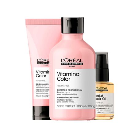 Kit-L'oréal-Professionnel-Serie-Expert-Vitamino-Color---Shampoo-300-ml-+-Condicionador-200-ml-+-Óleo-Capilar-Absolut-Repair-10-In-1-30-ml--1