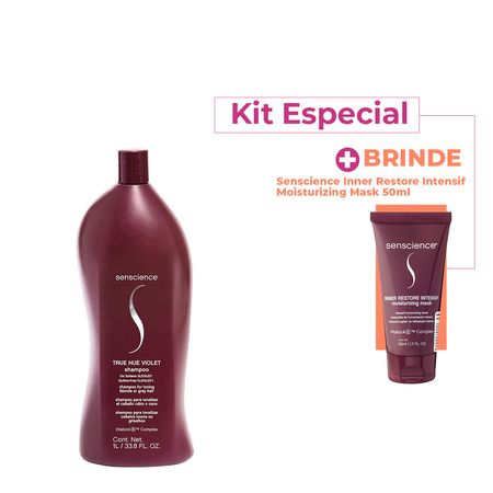 Kit-Senscience-True-Hue-Violet-Shampoo-Matizador-Litro-e-Inner-Restore-Intensif-(2-produtos)--1