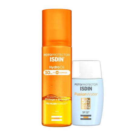 Kit-ISDIN-HydroOil-Fotoprotector-Fusion-Water-FPS60-(2-produtos)--1