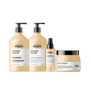Kit L'Oréal Professionnel Absolut Repair Gold Quinoa + Protein Quadruplo (4 Produtos)