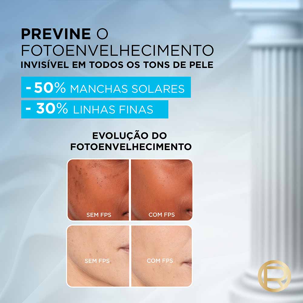 Protetor Solar com Cor L'oreal Paris - Solar Expertise The Invisible FPS60