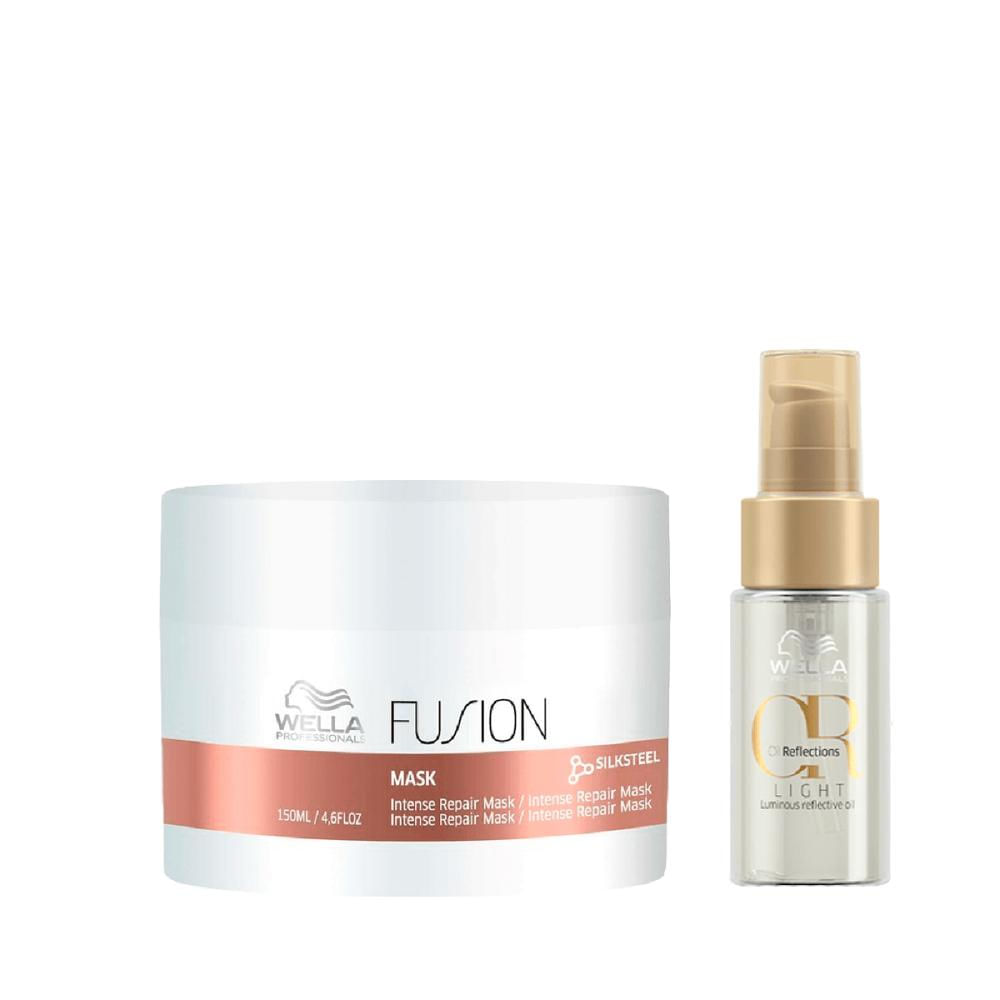 Kit Wella Professionals - Fusion Máscara e Oil Reflections