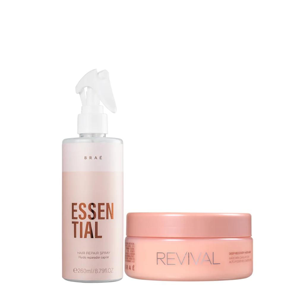 Braé - Leave Essential 260ml + Máscara Revival 200 ml