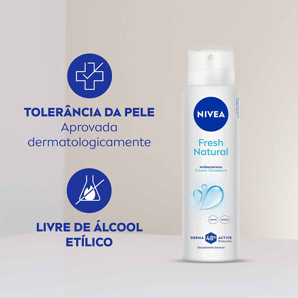 NIVEA Desodorante Aerossol Fresh Natural