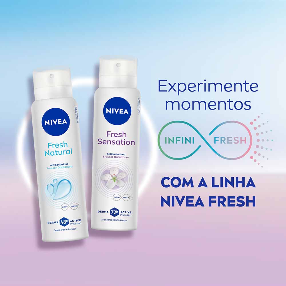 NIVEA Desodorante Aerossol Fresh Natural