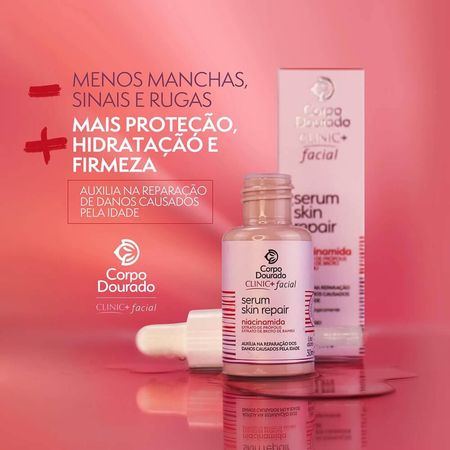 Corpo-Dourado-Clinic-Mais---Sérum-Facial-Skin-Repair-Anti-Idade-Niacinamida-30ml--2