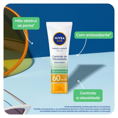 NIVEA-Kit-–-Protetor-Solar-Sun-Protect-&-Hidrata-FPS50-200ml-+-Protetor-Solar-Facial-Sun-Beauty-Expert-Pele-Oleosa-FPS50-50g-Kit--4