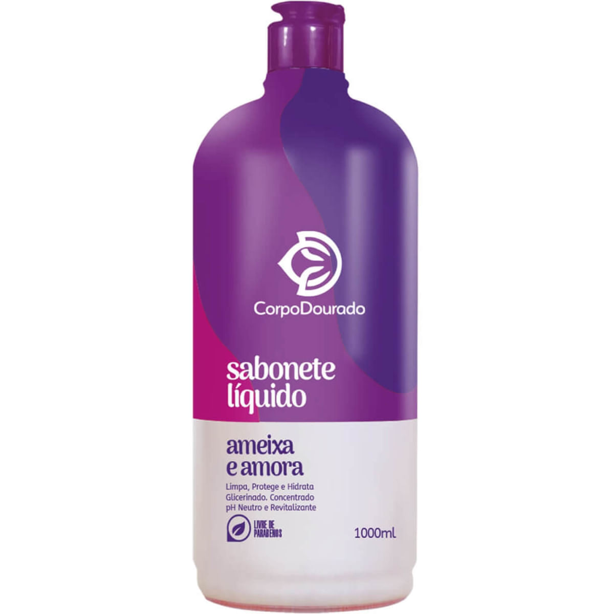 Corpo Dourado - Sabonete Líquido Corporal Amora e Ameixa 1L