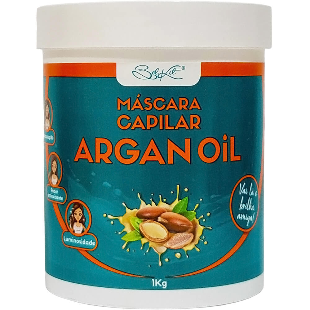 Belkit Argan Oil - Máscara de Restauração e Luminosidade 1kg
