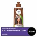 Salon Line SOS Cachos Óleo de Coco Hidratação Absoluta Ativador de Cachos 500ml