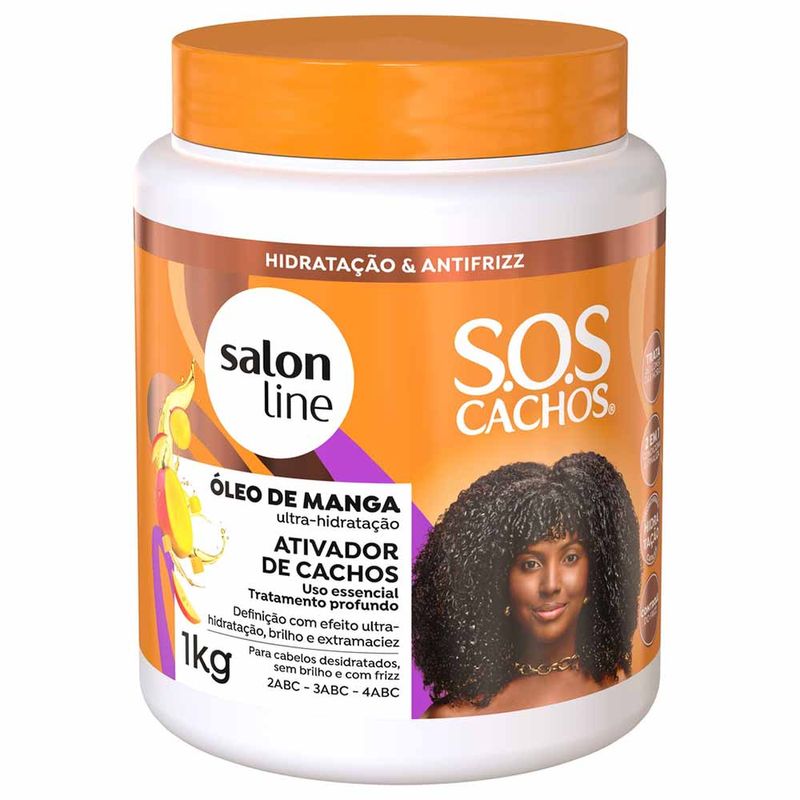 Salon Line S.O.S Cachos Óleo de Manga - Ativador de Cachos 1Kg