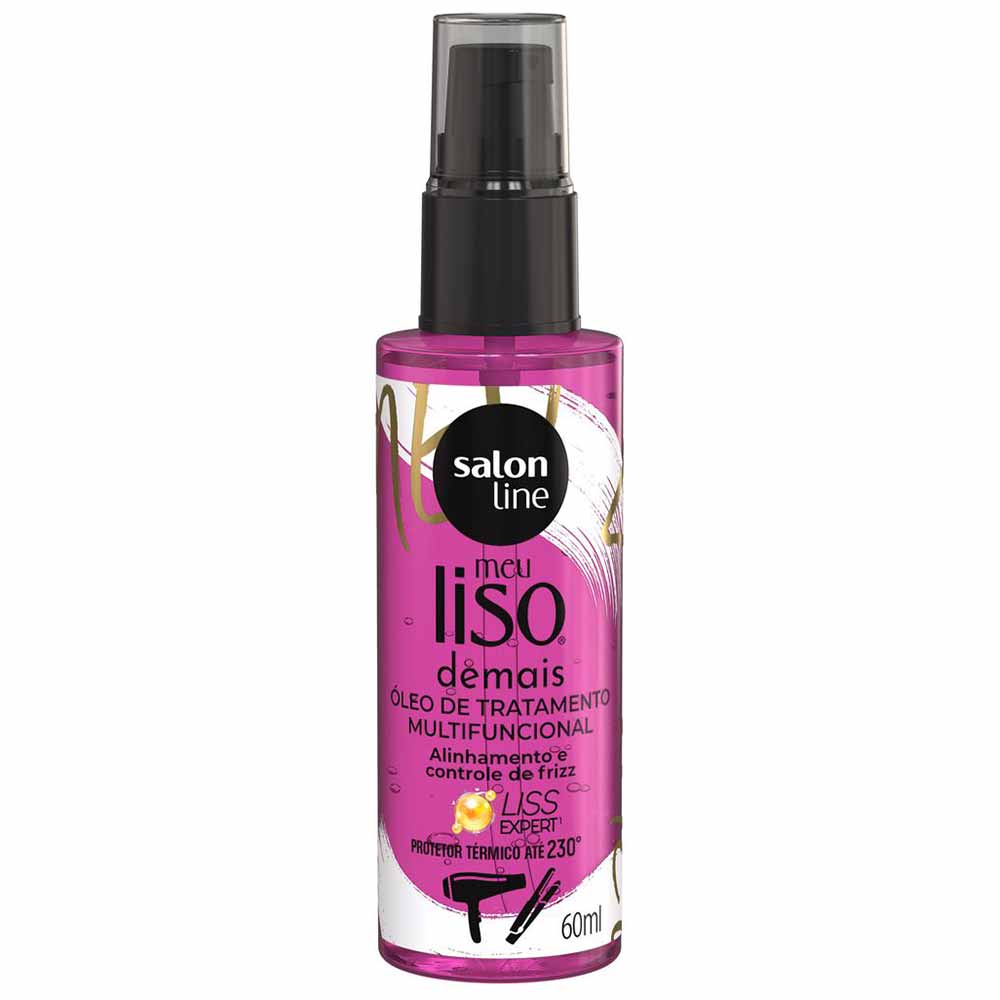 ライフエッセンス　LE1000ml×4本 Salon Line Meu Liso Demais Óleo Multifuncional - Época Cosméticos