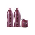 Senscience True Hue Shampoo + Condicionador 1L + Máscara Inner Intensif 500ml
