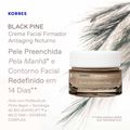 Black Pine Creme Facial Noturno Korres Firmador Anti-Idade 40ml