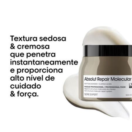Máscara-de-Tratamento-L'Oréal-Professionnel-Absolut-Repair-Molecular-500ml--3