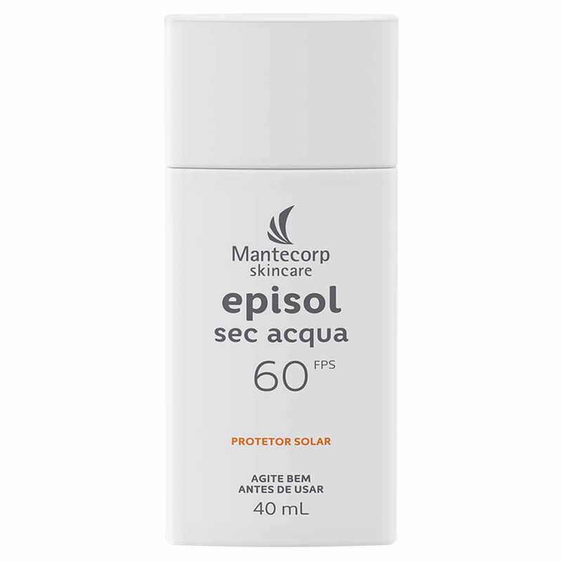 Protetor Solar Facial Mantecorp Skincare Episol Sec Acqua FPS 60 40ml