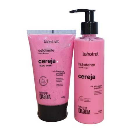 Kit-Labotrat-Dia-a-Dia-Cereja---Hidratante-190ml-+-Esfoliante-150g--1