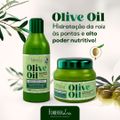 Kit Olive Oil Shampoo 300mL E Máscara 250g Forever Liss 550g