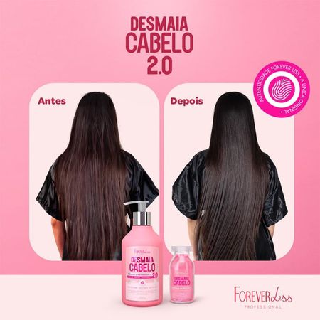 COMBO-COM-3-AMPOLAS-DESMAIA-CABELO-2.0-FOREVER-LISS-NOVA-FÓRMULA-MAIS-POTENTE-45ml--3